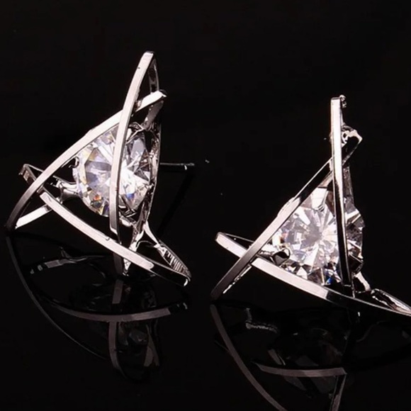 NWOT sterling silver earrings - Picture 2 of 7